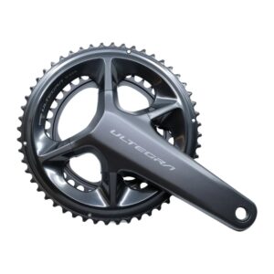 Shimano Ultegra FC-R8100 12-speed road crankset with 52-36T chainrings, drive side