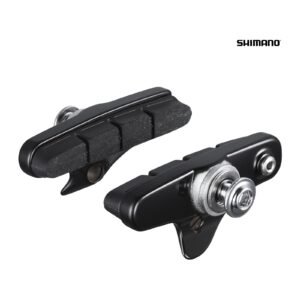 Shimano Ultegra R55C4 cartridge brake shoes for BR-R8100, pair with fixing bolts