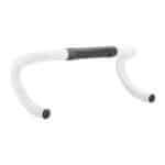 Side view of a handlebar wrapped in Supacaz Super Sticky Kush white tape