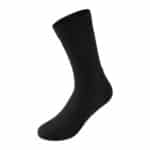 Side view of the UKE LingJun cycling sock in black