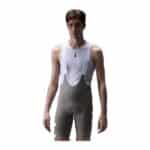 UKE RP400 men's bib shorts in the Pale Azalea colourway, worn by a model, front view