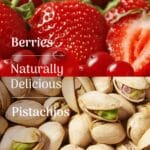 Red berries and pistachios, the main ingredients of the Veloforte Di Bosco energy bar